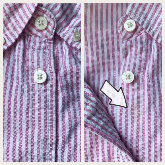Ralph Lauren Pink & White Oxford Shirt Dress 16 - Picture 6 of 7